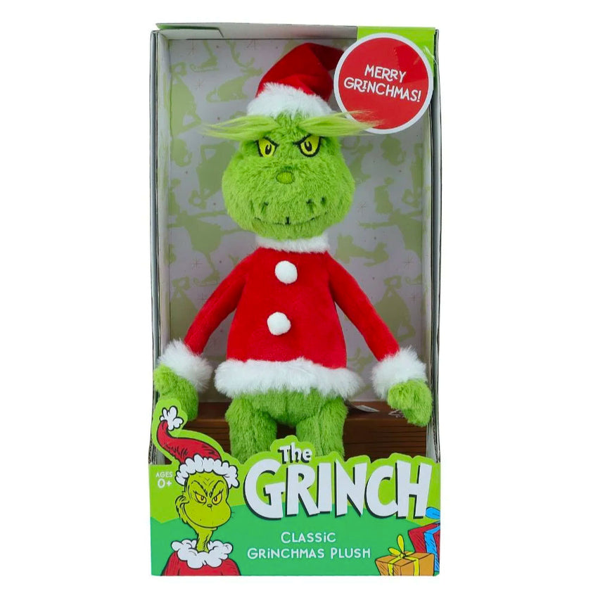 The Grinch Plush with Christmas Hat & Jacket
