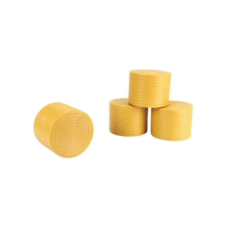 Bruder Agriculture - 4 Round Ochre Hay Bales Claas Rollant