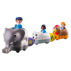 Playmobil - 1.2.3 Animal Train - 70405