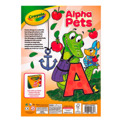 Crayola Colouring Book 96 Pages Alpha Pets