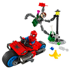 LEGO Marvel Motorcycle Chase - Spiderman vs Doc Ock - 76275