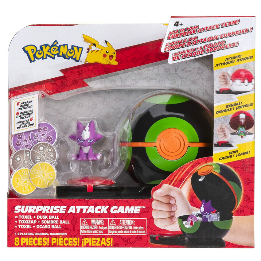 Pokemon Surprise Attack Game Toxel And Dusk Ball