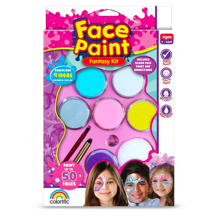 Colorific Face Paint Deluxe Fantasy Kit