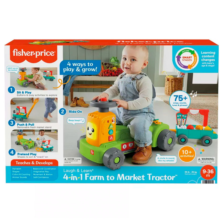 Fisher-Price 4-In-1 Farm to Market Tractor