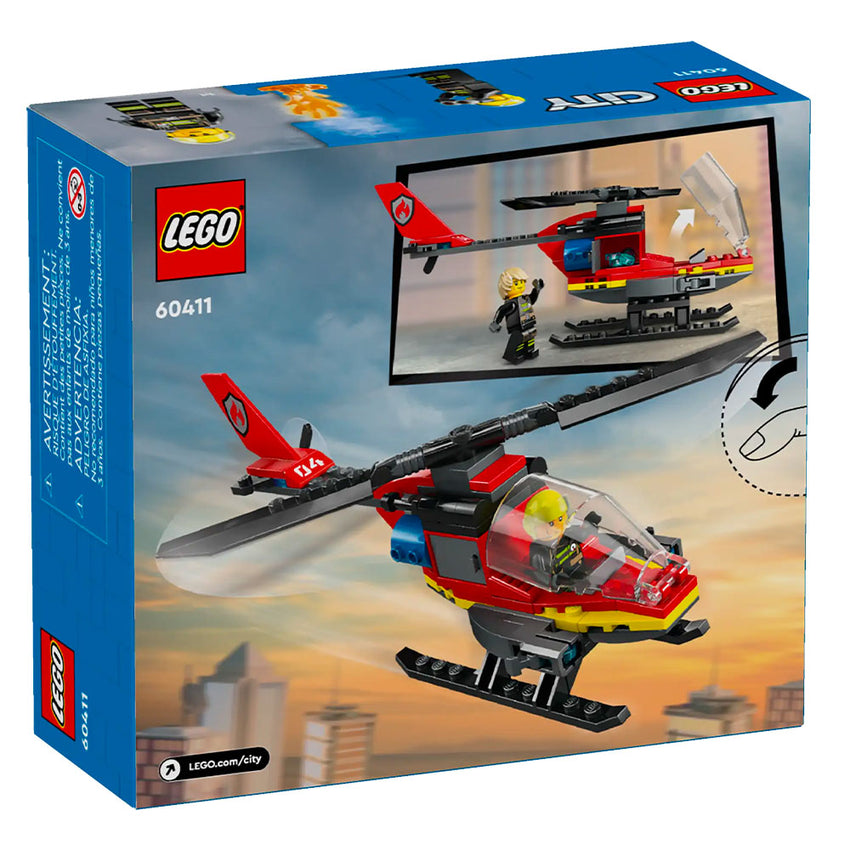 LEGO City Fire Rescue Helicopter - 60411
