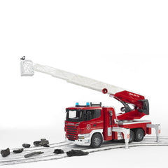 Bruder Emergency - Scania R-Series Fire Engine, Slewing Ladder & Water Pump