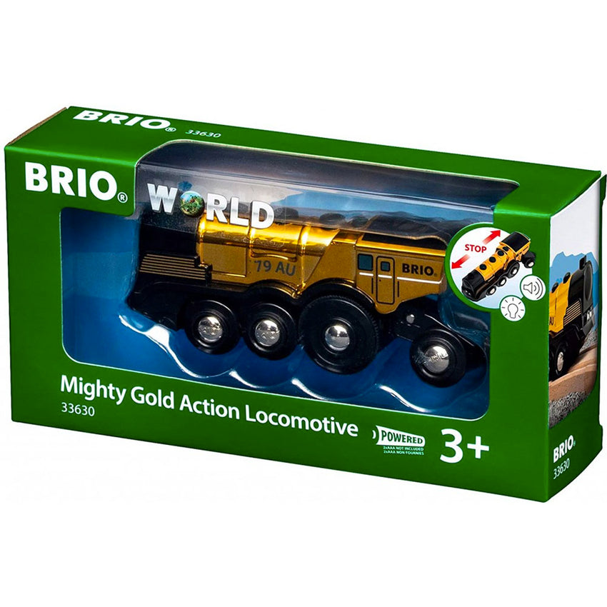 Brio World Mighty Gold Action Locomotive