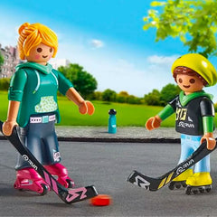 Playmobil - Mother with Child Playing Field Hockey - 71209