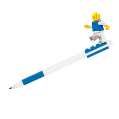 LEGO - Gel Pen With Mini Figure Blue