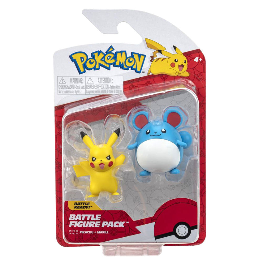 Pokemon Battle Figure Pack Pikachu & Marill