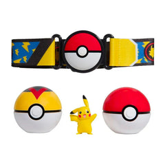Pokemon Clip N Go Pokeball Belt Set With Pikachu