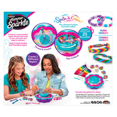 Shimmer N Sparkle 2 in 1 Spin and Bead Friendship Studio