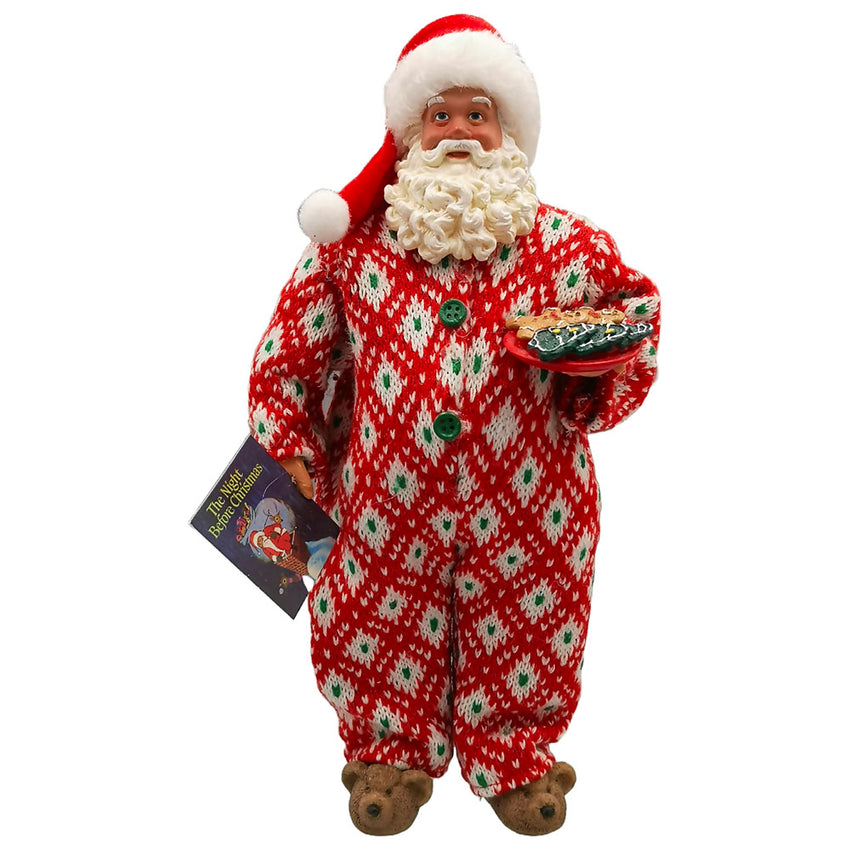 Cotton Candy Santa Claus Pajamas with Book