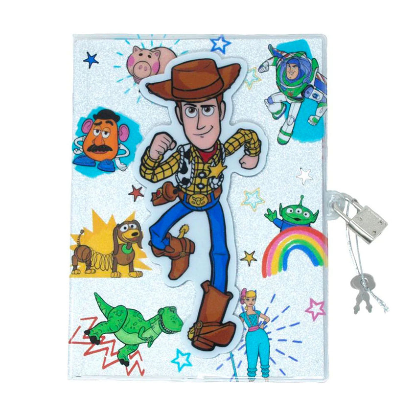Toy Story Puffy Lockable Journal