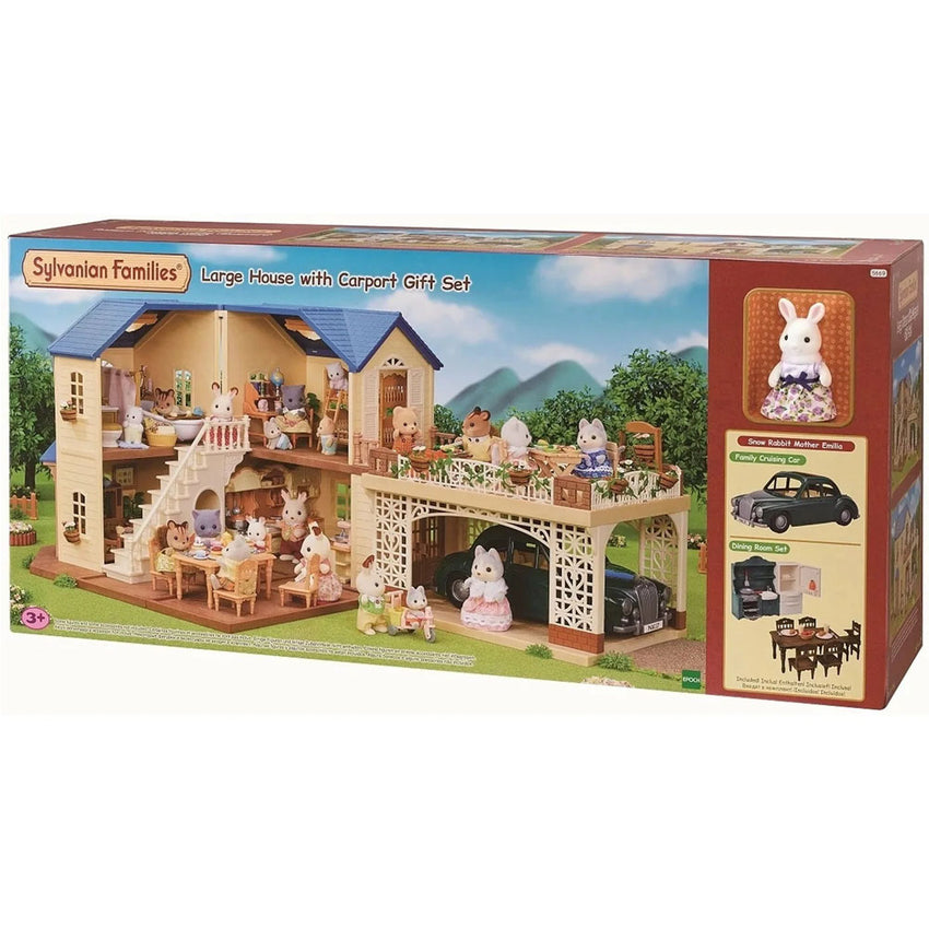 Sylvanian Families - Large House with Carport Gift Set
