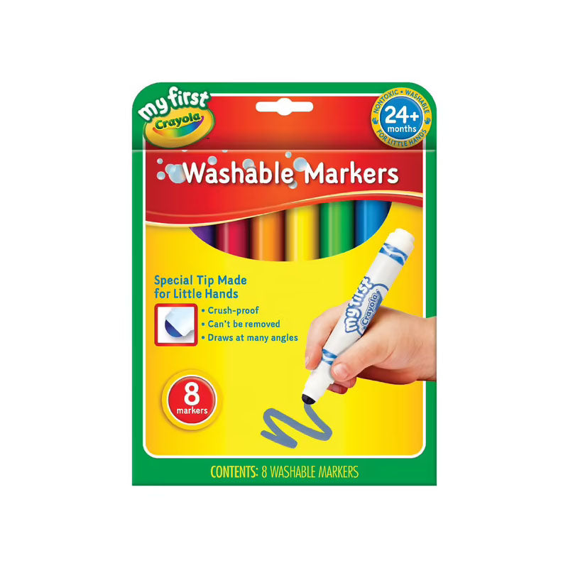 My FirstCrayola Washable Round Nib Markers 8 Pack