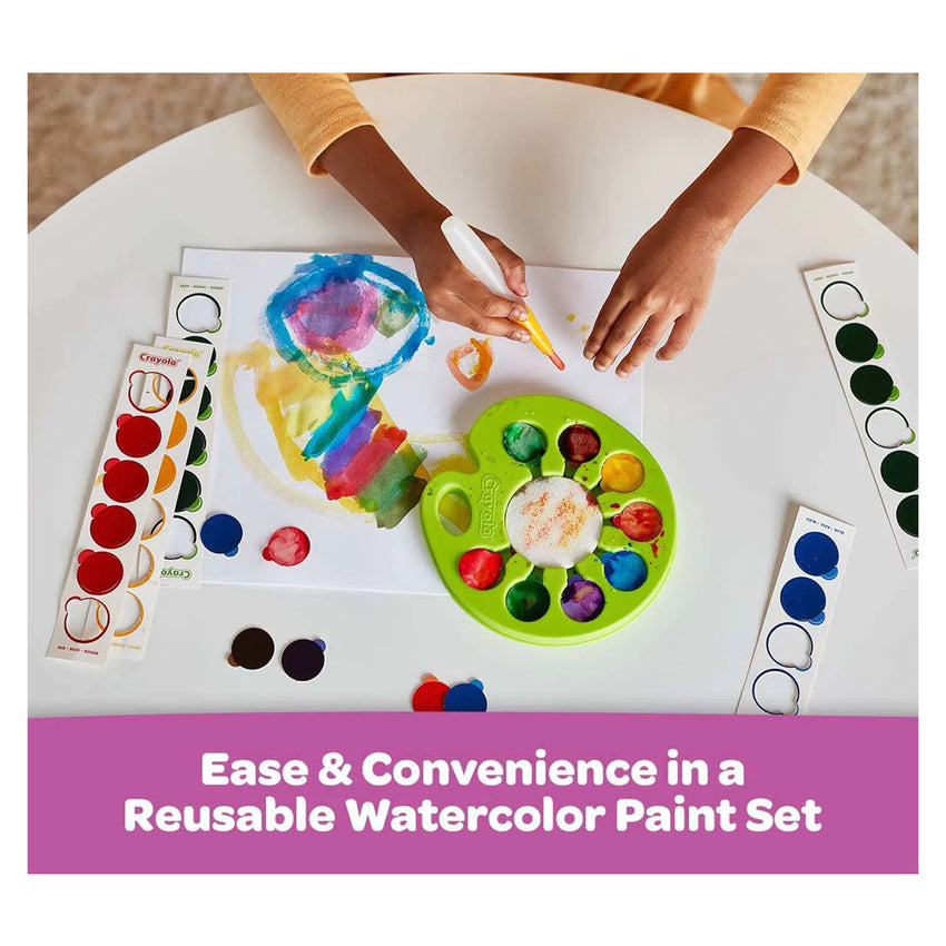 Crayola - Washable Pop & Paint - Watercolour Pallette