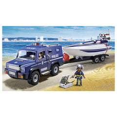 Playmobil - City Action - Police Truck with Speedboat - 5187