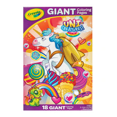 Crayola Giant Colouring Pages Foldalope - Uni Creatures