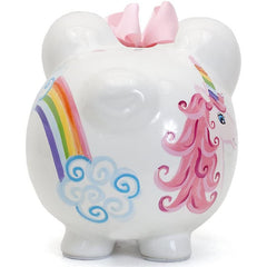 Child to Cherish - Unicorns and Rainbows Piggy Bank