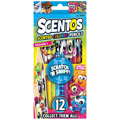 Scentos Scented - Colour Pencils 12 Pack