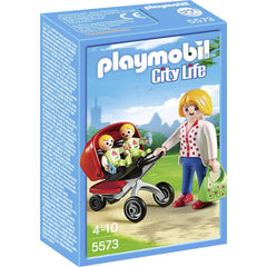 Playmobil - Mother with Twin Stroller