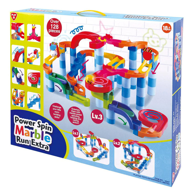 Playgo - Power Spin Marble Run Extra