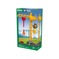 Brio World Light Up Construction Crane