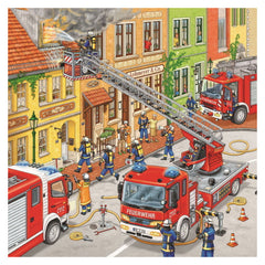 Ravensburger - Fire Brigade Run - 3 x 49 Piece