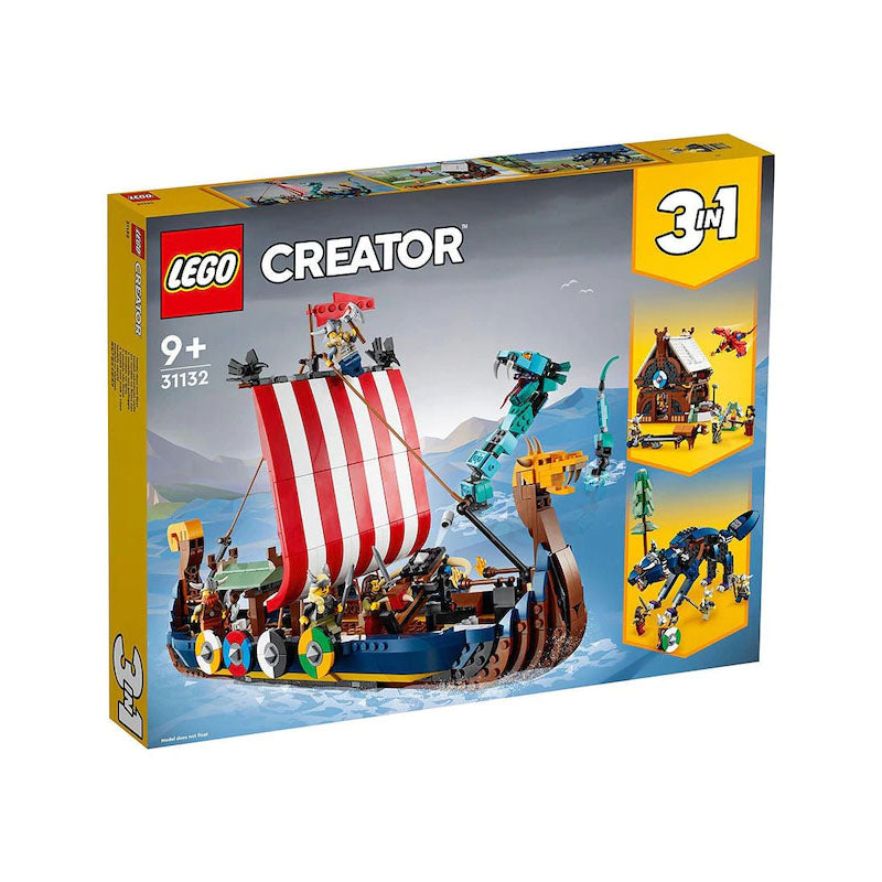 LEGO Creator Viking Ship and Midguard Serpent - 31132