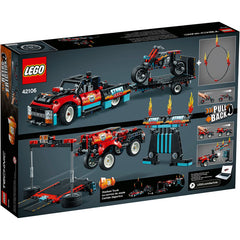LEGO Technic Stunt Show Truck & Bike - 42106