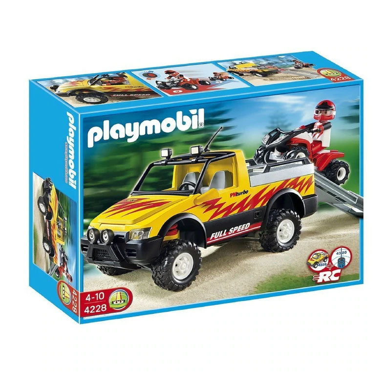 Playmobil Pick-Up Truck with Quad Bike 4228