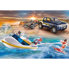 Playmobil Pick-Up with Speedboat 70534