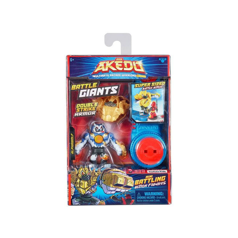 Akedo Ultimate Arcade Action Warriors Battle Giants - Alphawolf