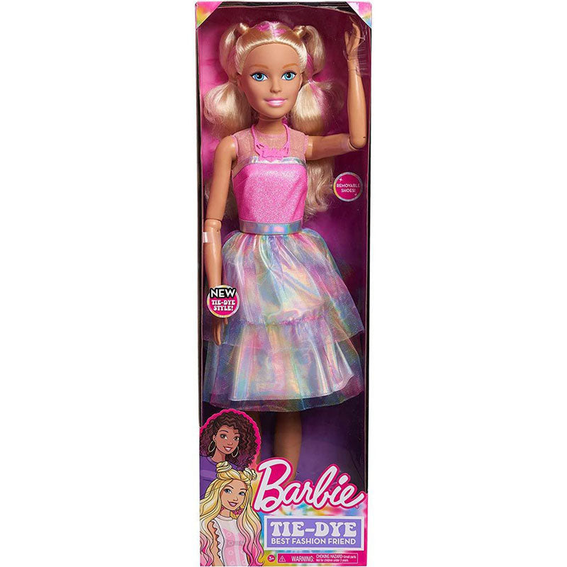 Barbie Tie-Dye Blonde Doll - 28Inch