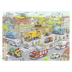 Ravensburger XXL Vehicles In The City 100 Piece