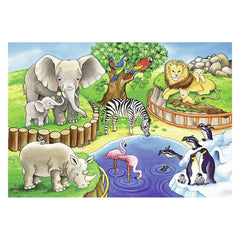 Ravensburger Animals In The Zoo 2 x 12 Piece
