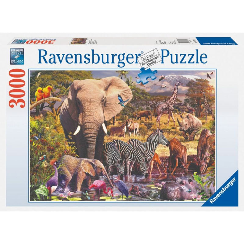 Ravensburger - African Animals World Puzzle - 3000 Piece