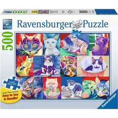 Ravensburger - Large Format - Hello Kitty Cat Puzzle - 500 Piece