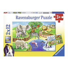 Ravensburger Animals In The Zoo 2 x 12 Piece