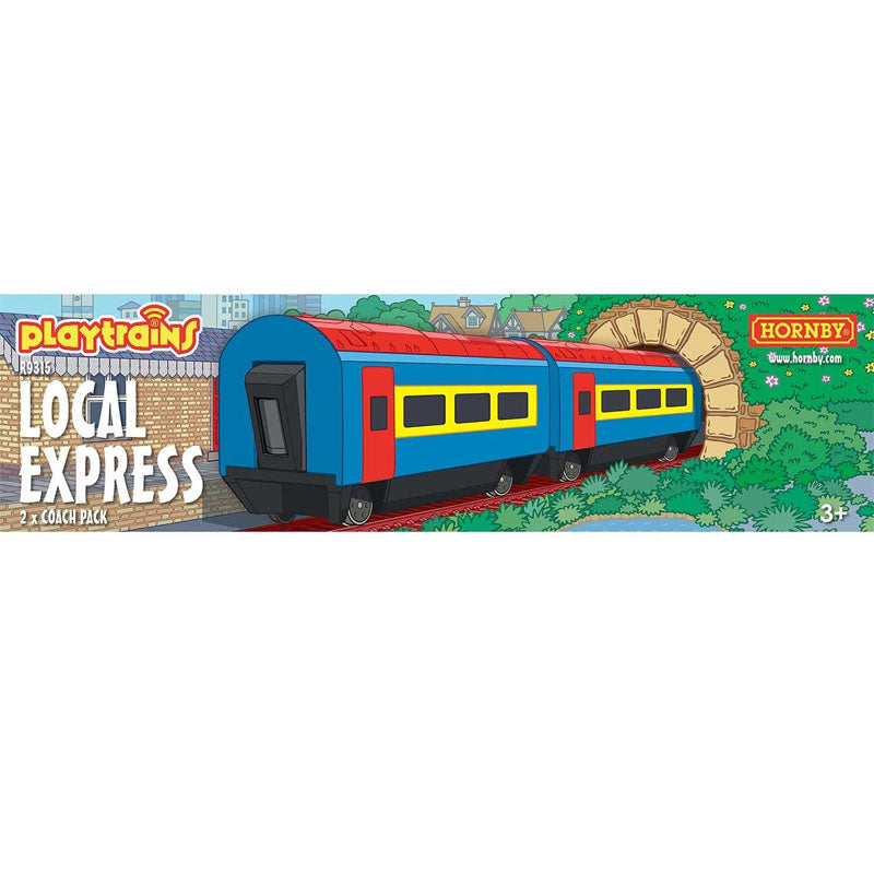 Hornby Playtrains - Local Express 2 x Coach Pack