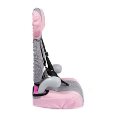 Bayer Doll Deluxe Car Booster Seat - Grey/Pink/Butterfly