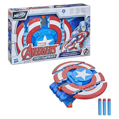 NERF Marvel Avengers - Mech Strike Captain America Strikeshot Shield