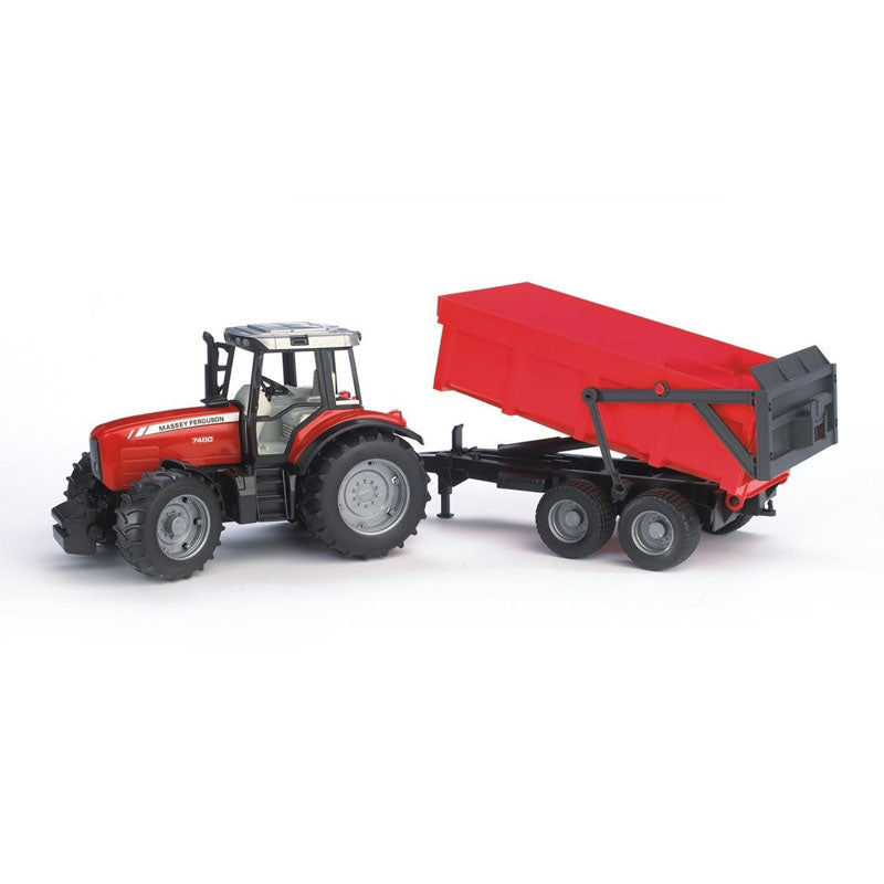Bruder Agriculture - Massey Ferguson 7480 Tractor with Tipping Trailer