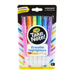 Crayola - Take Note - Erasable Highlighters