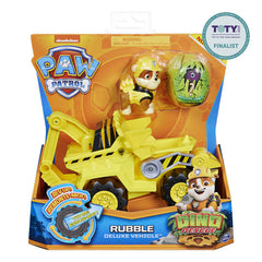 Paw Patrol - Dino Rescue - Rubble Deluxe Vehicle