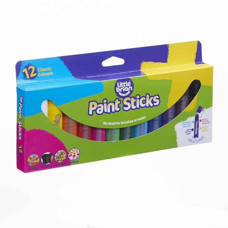 Little Brian Paint Sticks - Classic 12 Pack