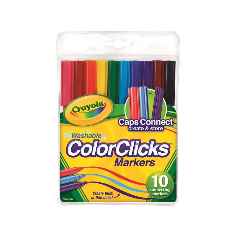 Crayola Washable Color Clicks Markers 10 Pack