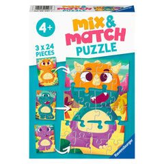 Ravensburger - Cute Dinos Puzzle - 3 x 24 Piece