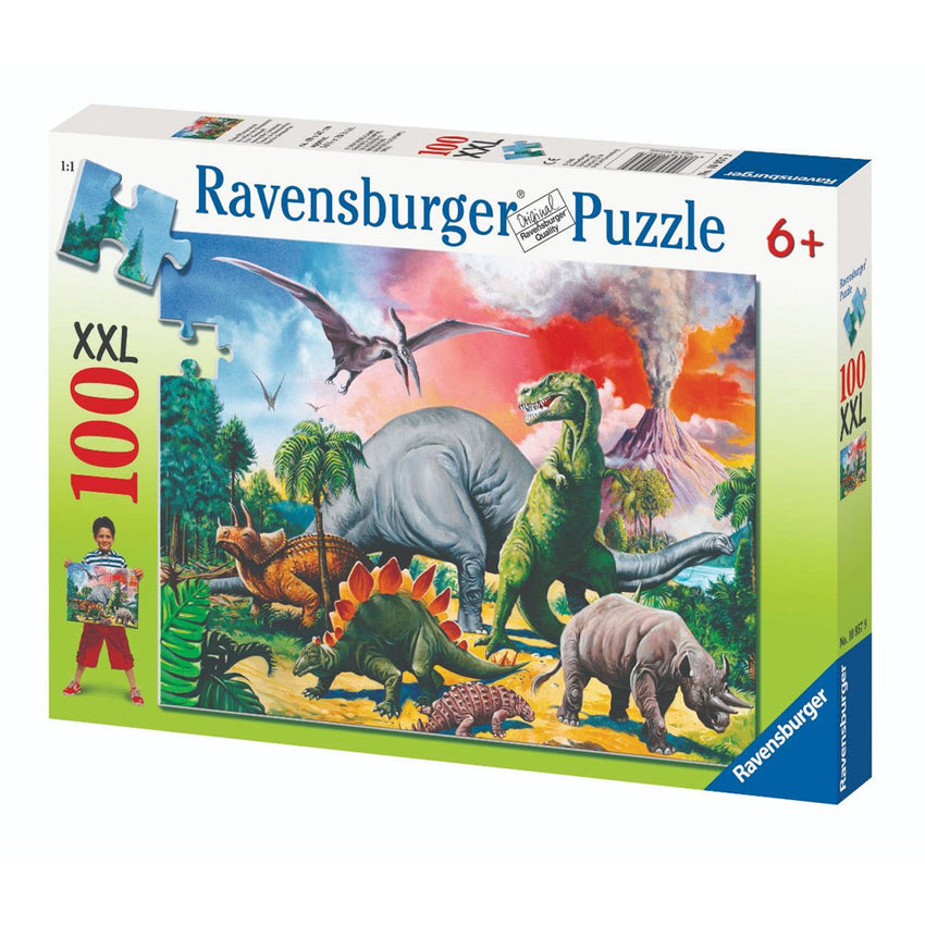 Ravensburger XXL - Among The Dinosaurs - 100 Piece